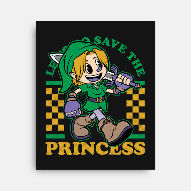 Game Mascot Fantasy Elf-None-Stretched-Canvas-Studio Mootant