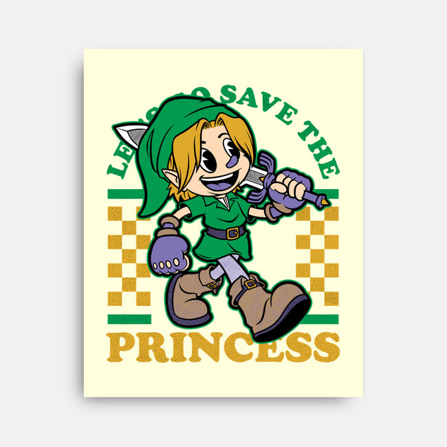 Game Mascot Fantasy Elf-None-Stretched-Canvas-Studio Mootant