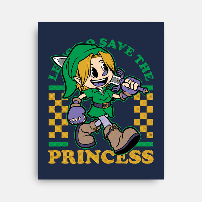 Game Mascot Fantasy Elf-None-Stretched-Canvas-Studio Mootant