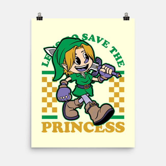 Game Mascot Fantasy Elf-None-Matte-Poster-Studio Mootant