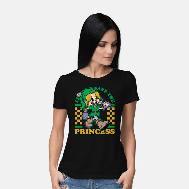 Game Mascot Fantasy Elf-Womens-Basic-Tee-Studio Mootant