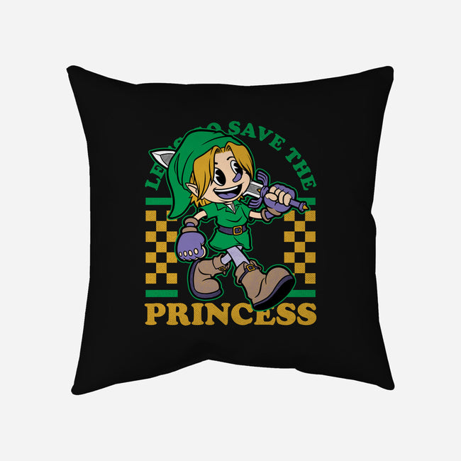 Game Mascot Fantasy Elf-None-Removable Cover w Insert-Throw Pillow-Studio Mootant