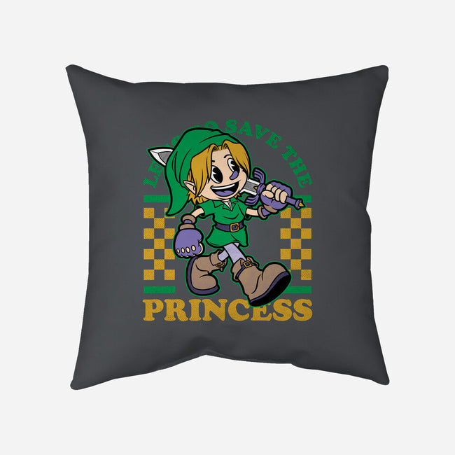 Game Mascot Fantasy Elf-None-Removable Cover w Insert-Throw Pillow-Studio Mootant