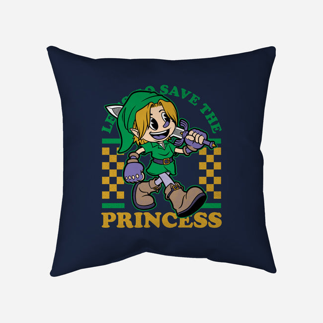 Game Mascot Fantasy Elf-None-Removable Cover w Insert-Throw Pillow-Studio Mootant