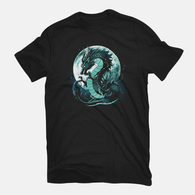 Dragon Moonlight-Unisex-Basic-Tee-Vallina84