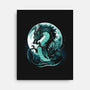Dragon Moonlight-None-Stretched-Canvas-Vallina84