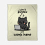 I Just Work Here-None-Fleece-Blanket-fanfabio