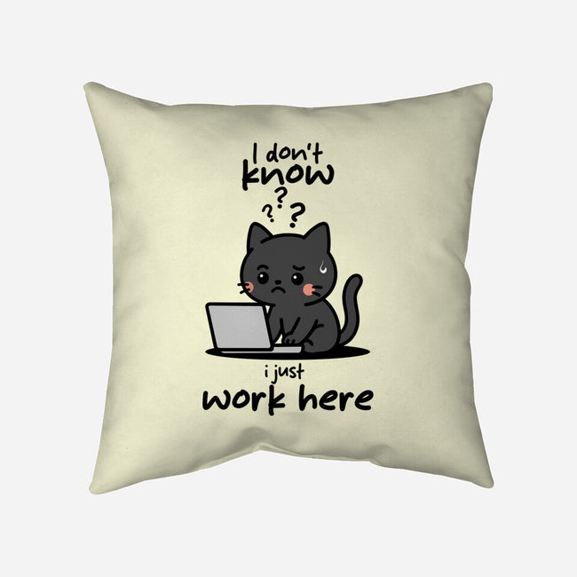I Just Work Here-None-Removable Cover w Insert-Throw Pillow-fanfabio