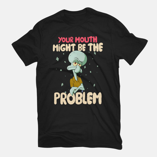 Might Be The Problem-Unisex-Basic-Tee-MaxoArt