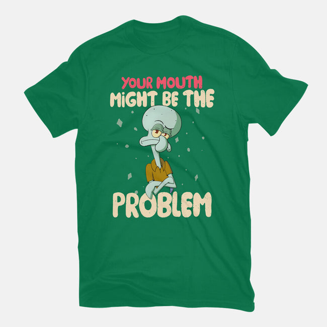 Might Be The Problem-Unisex-Basic-Tee-MaxoArt