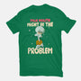 Might Be The Problem-Unisex-Basic-Tee-MaxoArt