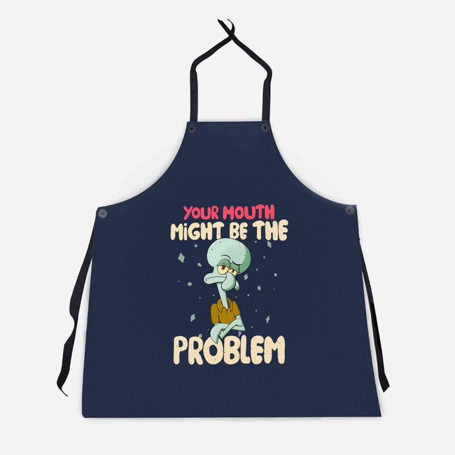 Might Be The Problem-Unisex-Kitchen-Apron-MaxoArt