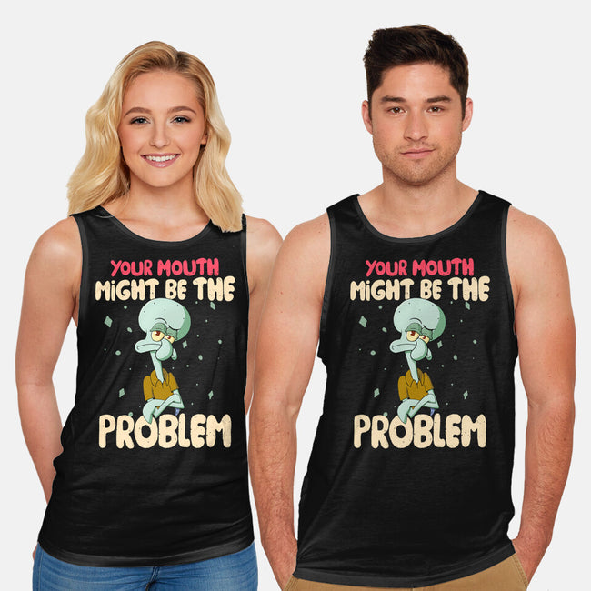 Might Be The Problem-Unisex-Basic-Tank-MaxoArt