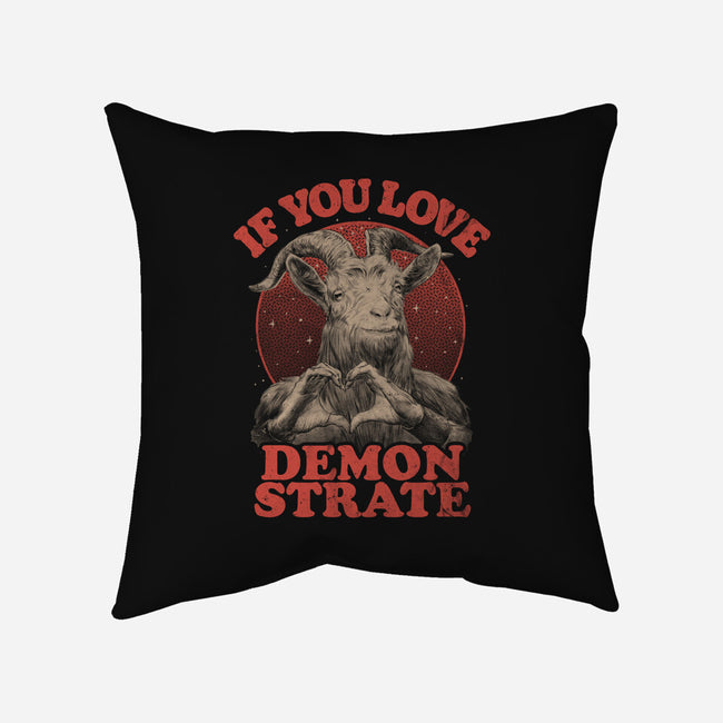 Demonstrate Love-None-Removable Cover w Insert-Throw Pillow-eduely