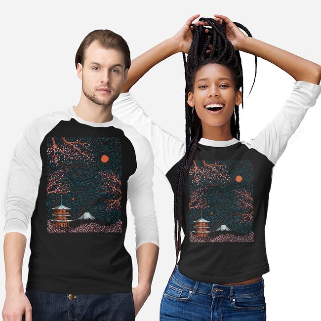 A Day In Japan-Unisex-Baseball-Tee-sebasebi