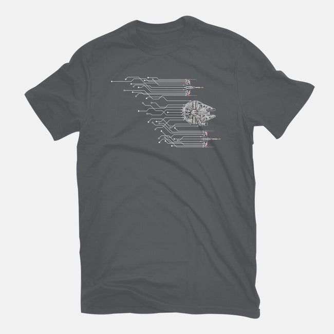 Fastest Circuit In The Galaxy-Womens-Basic-Tee-NMdesign
