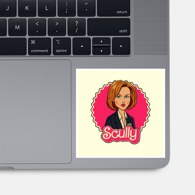 Sceptical Scully-None-Glossy-Sticker-P1yu5h