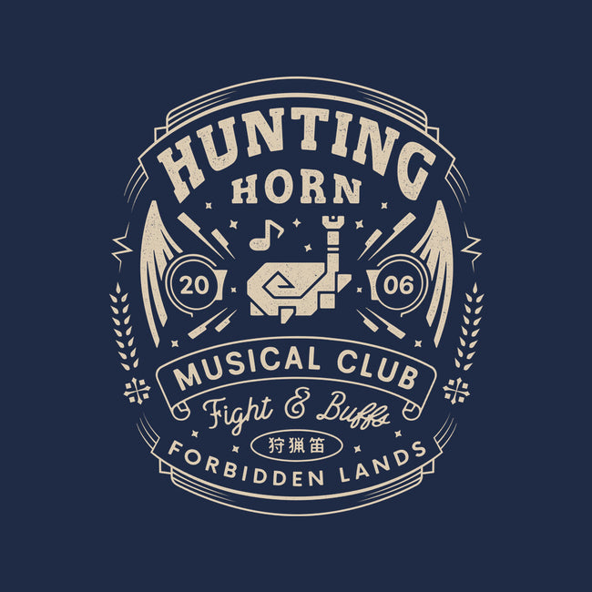 Hunting Horn Musical Club-Mens-Basic-Tee-LAGELANTEE