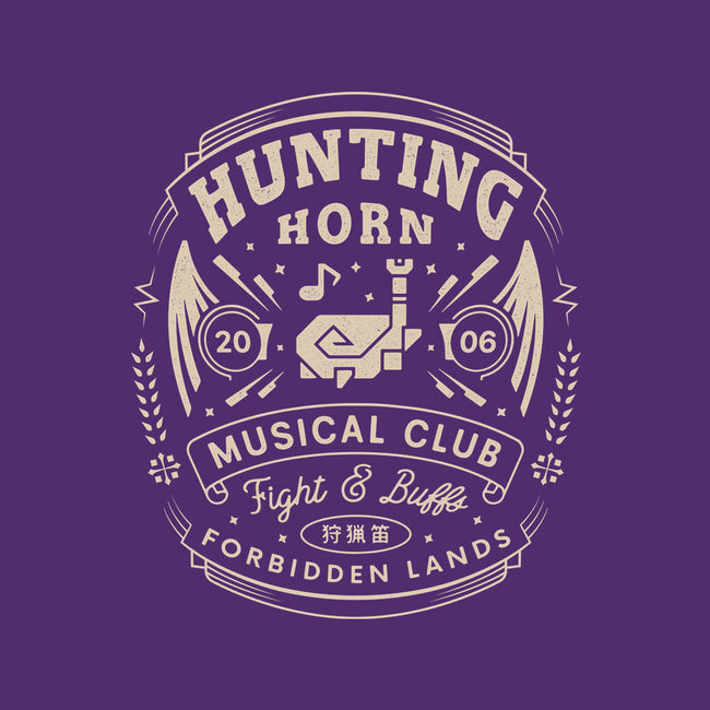 Hunting Horn Musical Club-Mens-Basic-Tee-LAGELANTEE