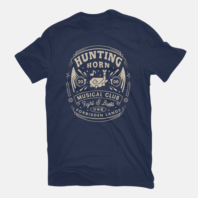 Hunting Horn Musical Club-Mens-Basic-Tee-LAGELANTEE