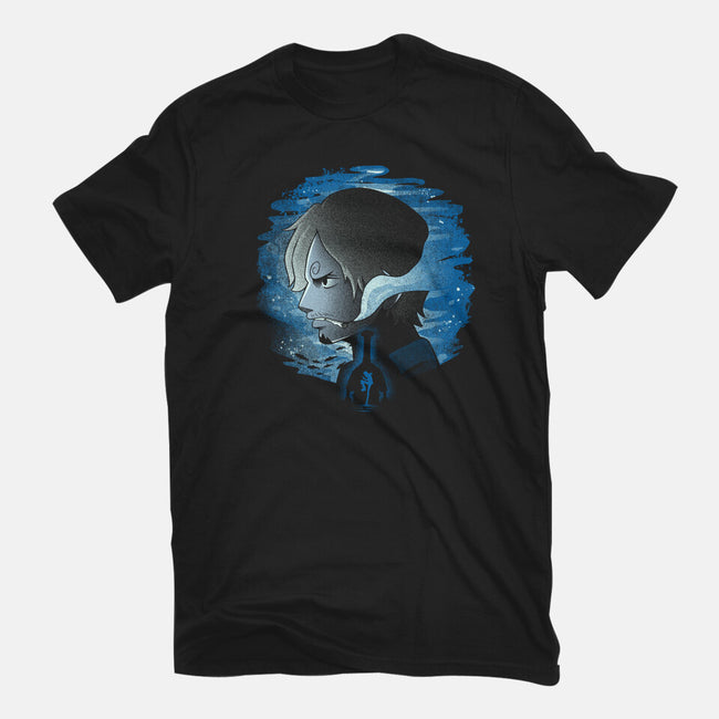 Strawhat Cook-Mens-Basic-Tee-grevalra