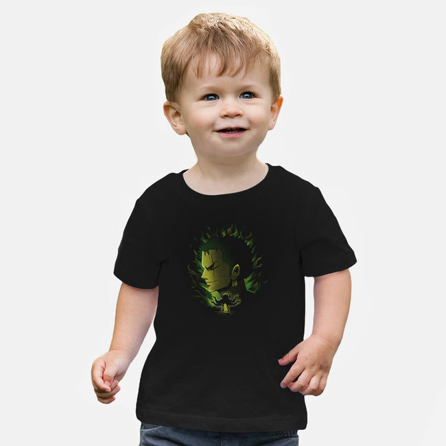 Strawhat Swordsman-Baby-Basic-Tee-grevalra