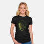 Strawhat Swordsman-Womens-Fitted-Tee-grevalra