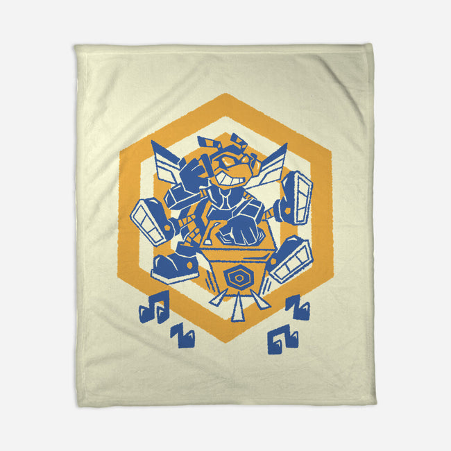 Buzzing Beats-None-Fleece-Blanket-Henrique Torres