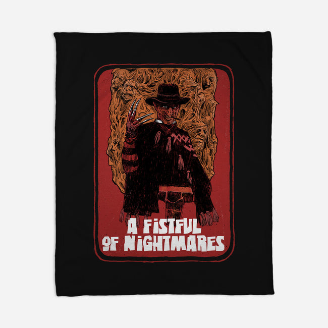 A Fistful Of Nightmares-None-Fleece-Blanket-zascanauta
