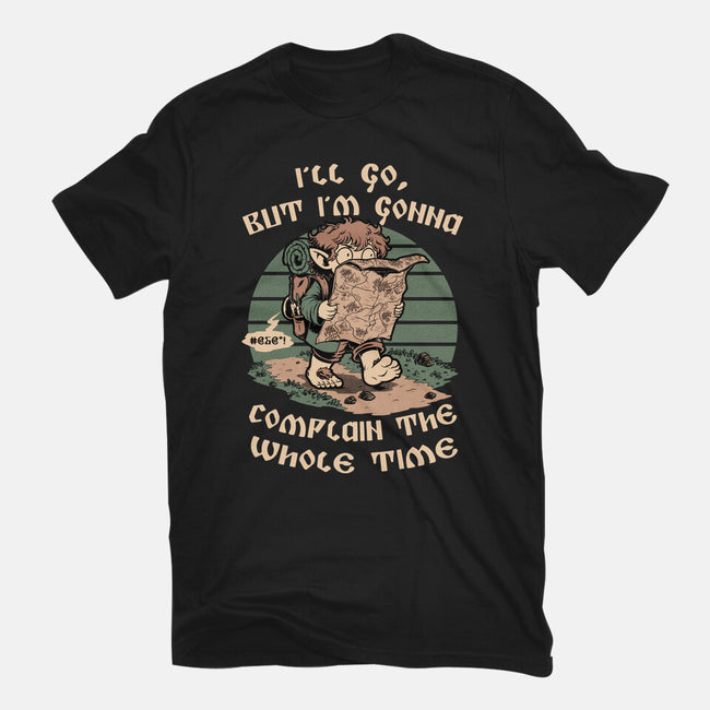 Medieval Character Hates Adventure-Unisex-Basic-Tee-Studio Mootant