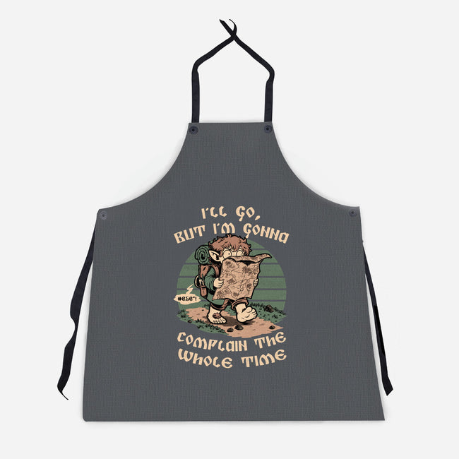 Medieval Character Hates Adventure-Unisex-Kitchen-Apron-Studio Mootant