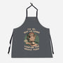 Medieval Character Hates Adventure-Unisex-Kitchen-Apron-Studio Mootant