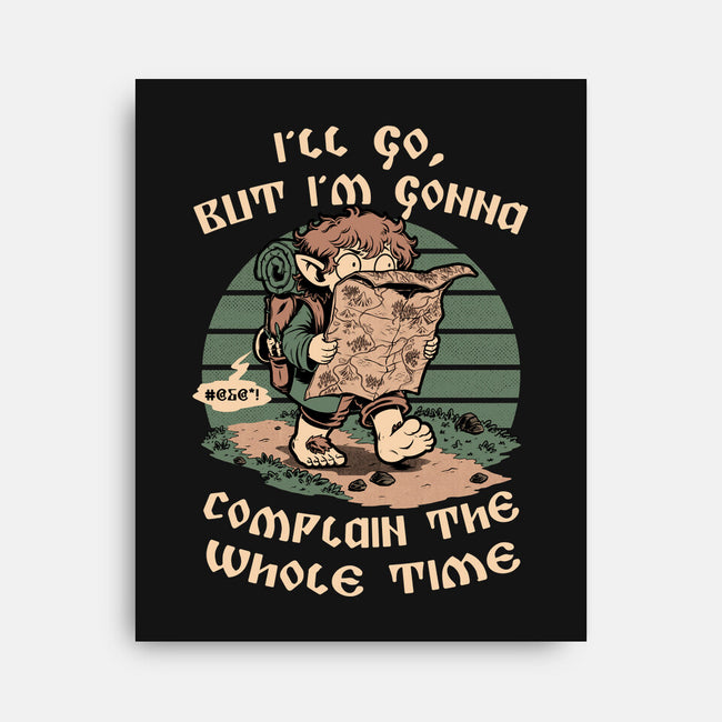 Medieval Character Hates Adventure-None-Stretched-Canvas-Studio Mootant