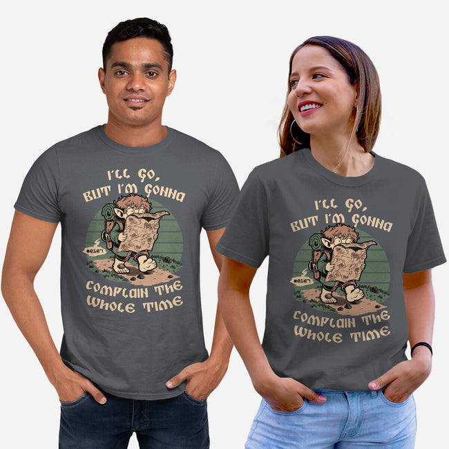 Medieval Character Hates Adventure-Unisex-Basic-Tee-Studio Mootant