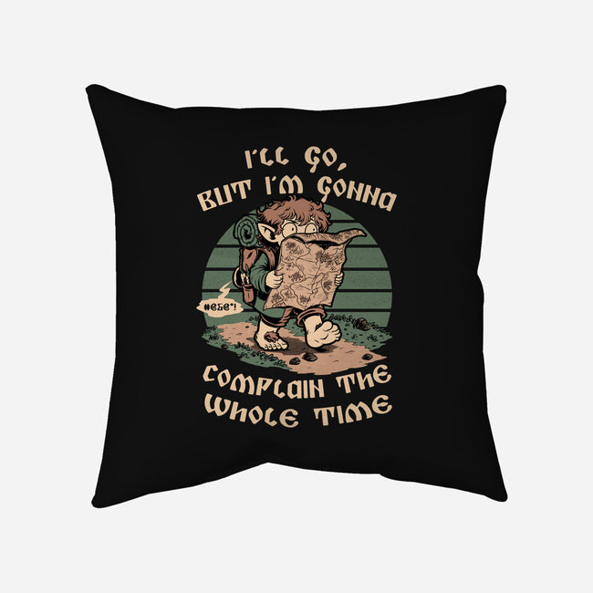 Medieval Character Hates Adventure-None-Removable Cover w Insert-Throw Pillow-Studio Mootant