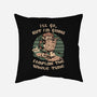 Medieval Character Hates Adventure-None-Removable Cover w Insert-Throw Pillow-Studio Mootant
