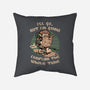 Medieval Character Hates Adventure-None-Removable Cover w Insert-Throw Pillow-Studio Mootant