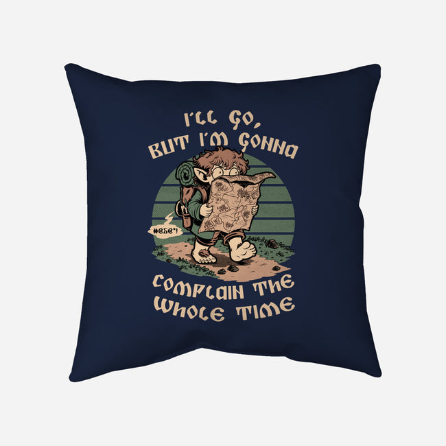 Medieval Character Hates Adventure-None-Removable Cover w Insert-Throw Pillow-Studio Mootant
