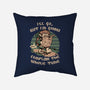 Medieval Character Hates Adventure-None-Removable Cover w Insert-Throw Pillow-Studio Mootant