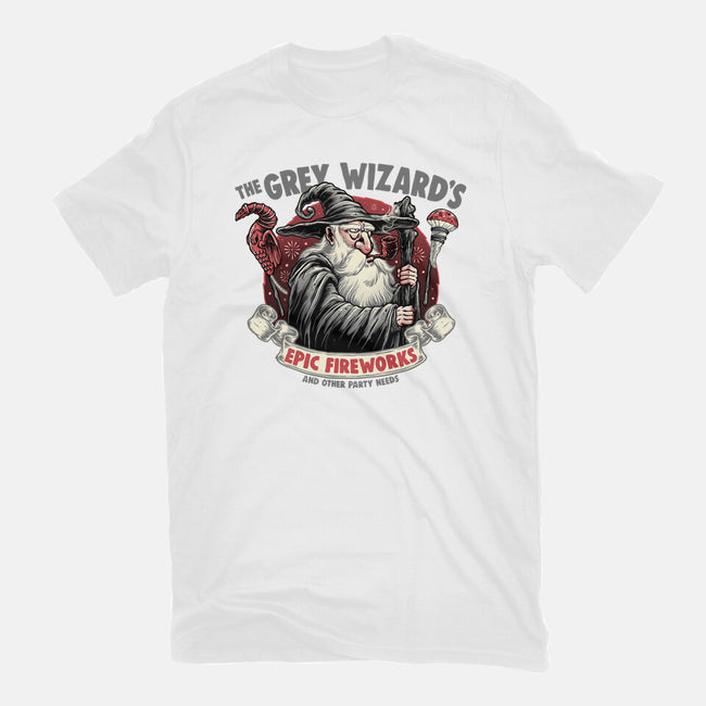 Grey Wizard Fireworks-Womens-Basic-Tee-momma_gorilla
