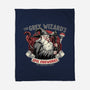 Grey Wizard Fireworks-None-Fleece-Blanket-momma_gorilla