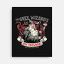 Grey Wizard Fireworks-None-Stretched-Canvas-momma_gorilla