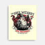 Grey Wizard Fireworks-None-Stretched-Canvas-momma_gorilla