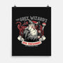 Grey Wizard Fireworks-None-Matte-Poster-momma_gorilla