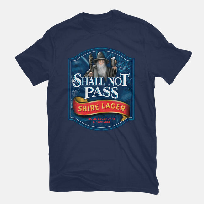 Shall Not Pass Lager-Unisex-Basic-Tee-NMdesign