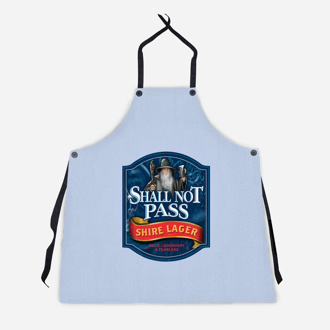 Shall Not Pass Lager-Unisex-Kitchen-Apron-NMdesign