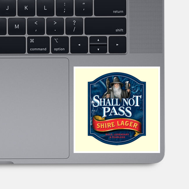 Shall Not Pass Lager-None-Glossy-Sticker-NMdesign
