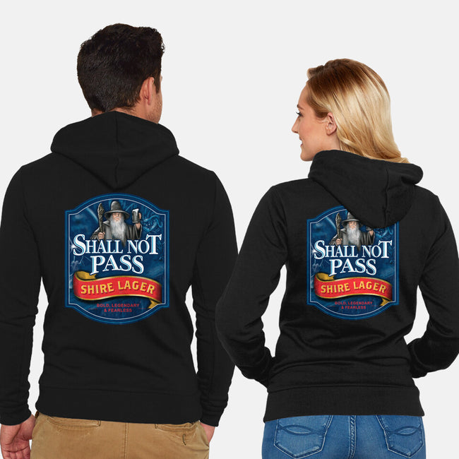 Shall Not Pass Lager-Unisex-Zip-Up-Sweatshirt-NMdesign