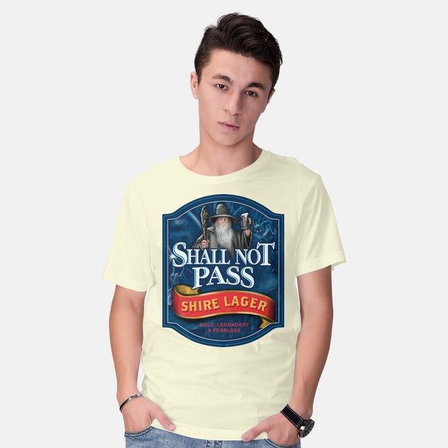 Shall Not Pass Lager-Mens-Basic-Tee-NMdesign