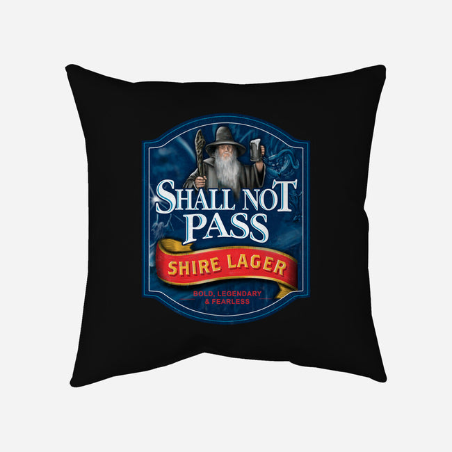 Shall Not Pass Lager-None-Removable Cover w Insert-Throw Pillow-NMdesign